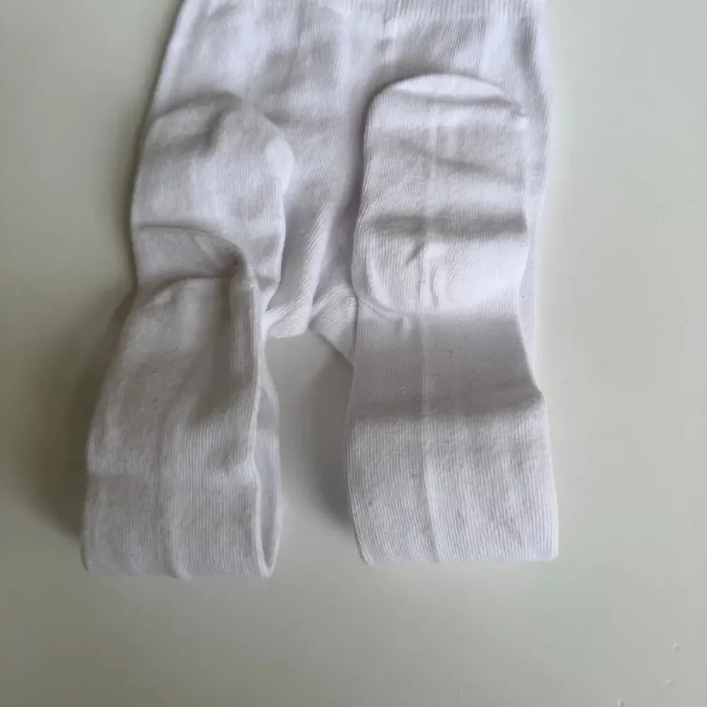 Janie and Jack Ivory Classic Baby Tights - 12-24 Months
